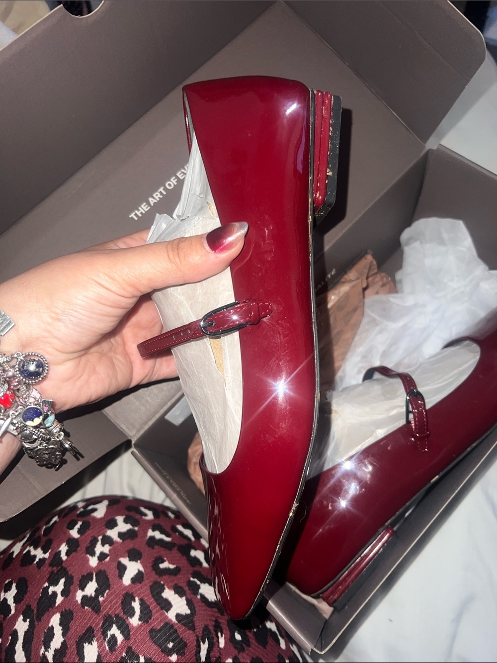 Franco Sarto Mary Jane Flats - Picture 4 of 4